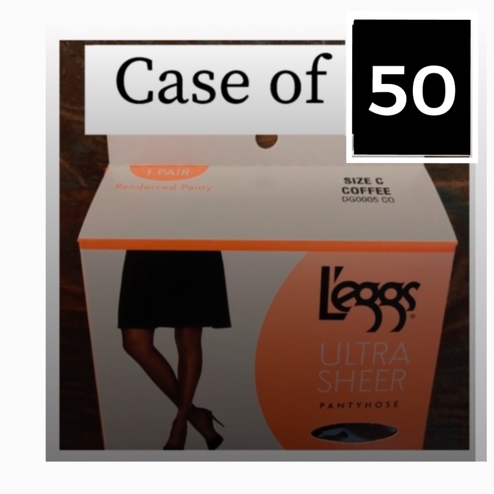 50 Count COFFEE Pantyhose